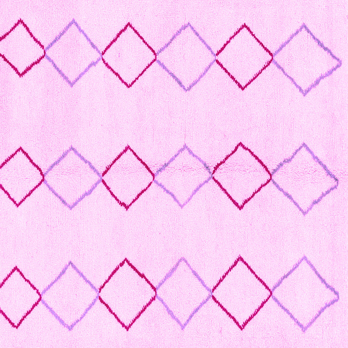 Square Oriental Pink Modern Rug, abs1812pnk