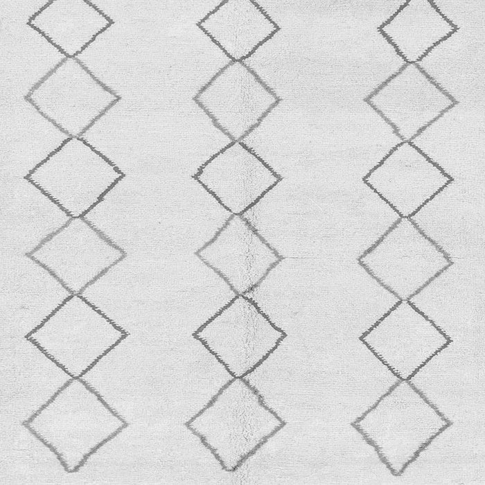 Square Machine Washable Oriental Gray Modern Rug, wshabs1812gry