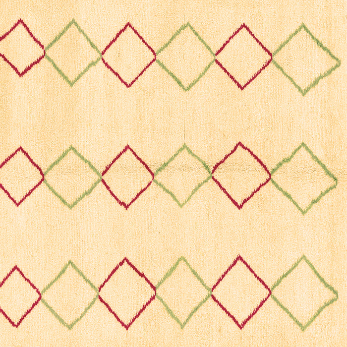 Square Oriental Brown Modern Rug, abs1812brn