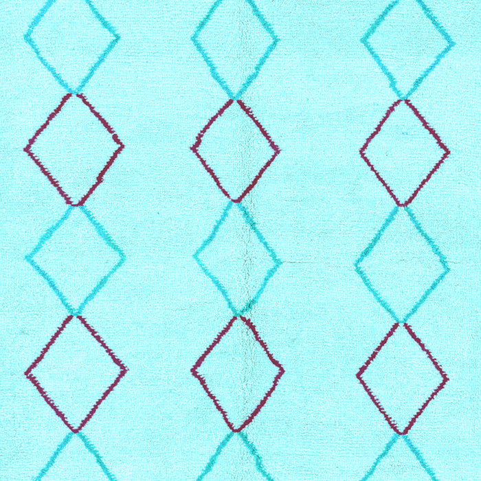 Oriental Light Blue Modern Rug, abs1812lblu