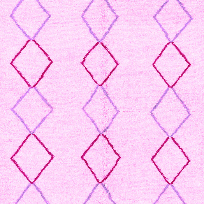 Machine Washable Oriental Pink Modern Rug, wshabs1812pnk