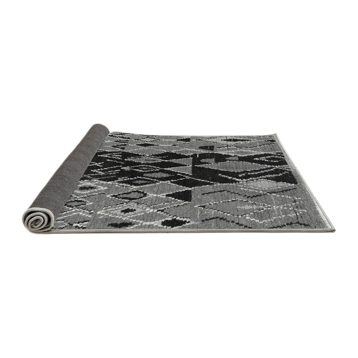 Sideview of Oriental Gray Modern Rug, abs1813gry