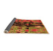 Sideview of Oriental Orange Modern Rug, abs1813org