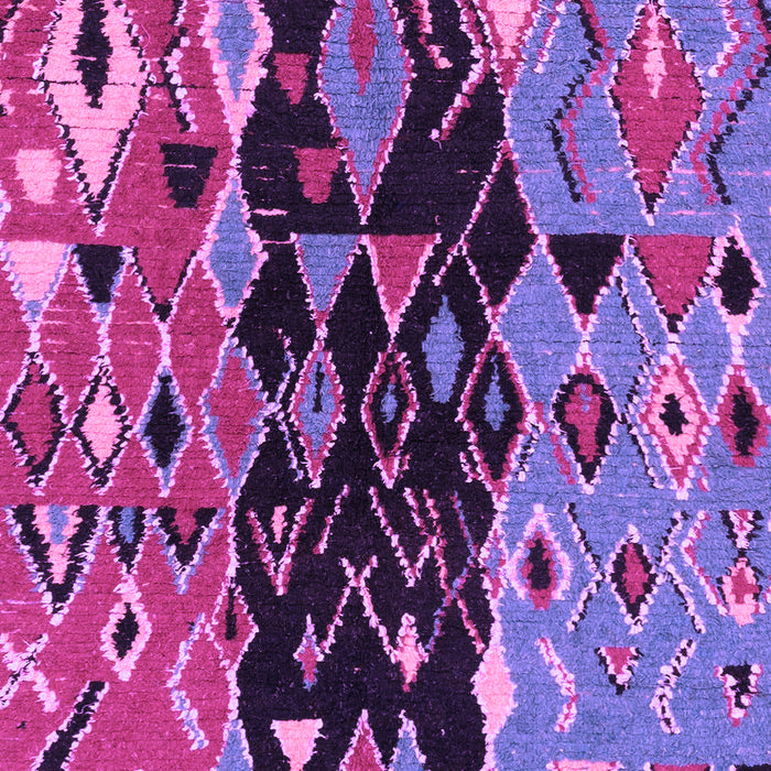 Machine Washable Oriental Purple Modern Area Rugs, wshabs1813pur