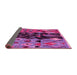 Sideview of Oriental Pink Modern Rug, abs1813pnk