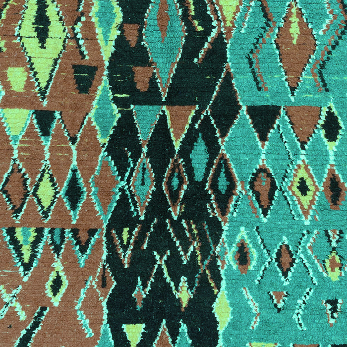 Oriental Turquoise Modern Rug, abs1813turq