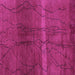 Square Machine Washable Oriental Purple Modern Area Rugs, wshabs1814pur