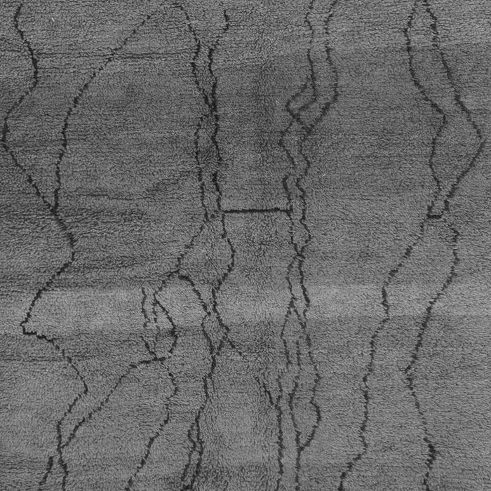 Machine Washable Oriental Gray Modern Rug, wshabs1814gry