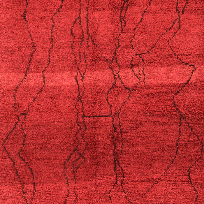Machine Washable Oriental Orange Modern Area Rugs, wshabs1814org