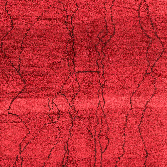 Oriental Red Modern Area Rugs
