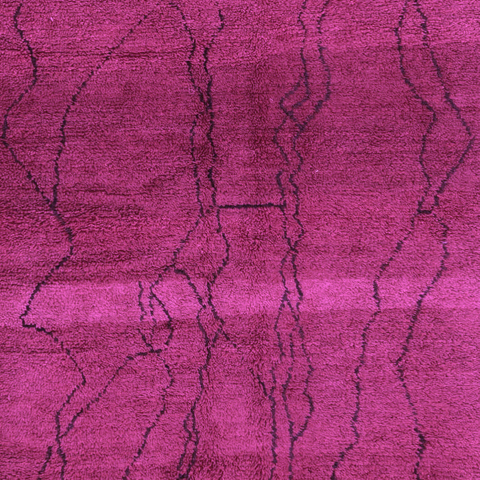 Machine Washable Oriental Purple Modern Area Rugs, wshabs1814pur