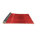 Sideview of Oriental Orange Modern Rug, abs1814org