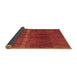 Sideview of Oriental Brown Modern Rug, abs1814brn