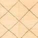 Square Oriental Orange Modern Rug, abs1815org