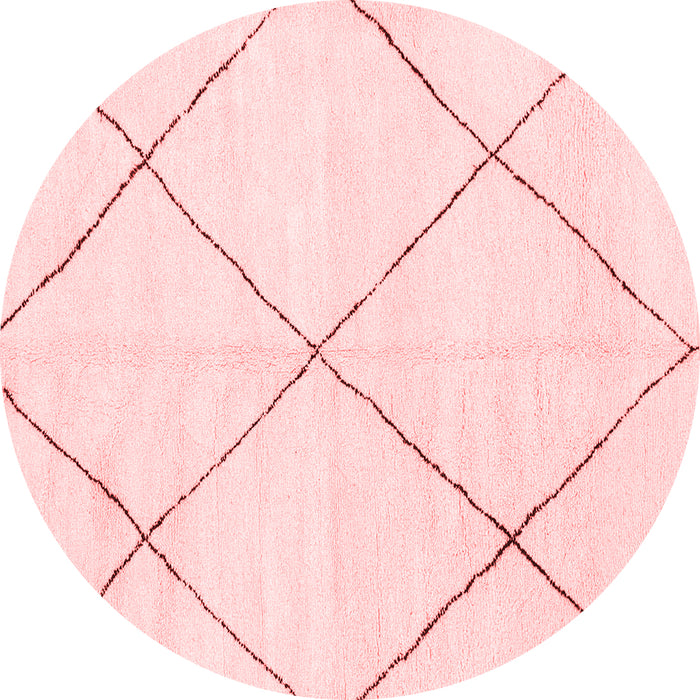 Machine Washable Oriental Red Modern Rug, wshabs1815red