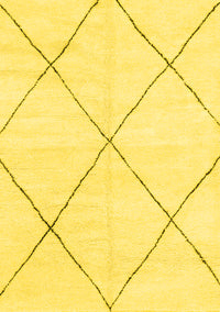 Oriental Yellow Modern Rug, abs1815yw