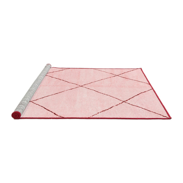 Modern Red Washable Rugs
