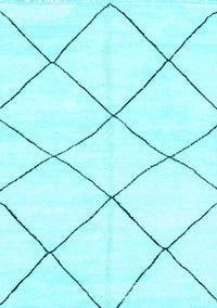 Oriental Light Blue Modern Rug, abs1816lblu