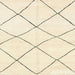 Square Abstract Khaki Gold Oriental Rug, abs1816