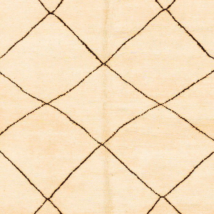 Machine Washable Oriental Orange Modern Area Rugs, wshabs1816org