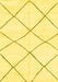 Oriental Yellow Modern Rug, abs1816yw