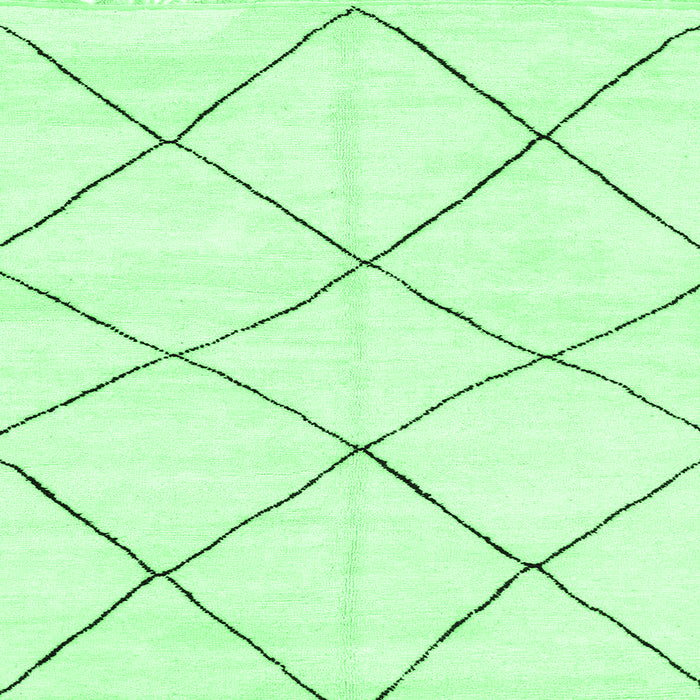 Square Oriental Emerald Green Modern Rug, abs1816emgrn