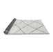 Sideview of Oriental Gray Modern Rug, abs1816gry