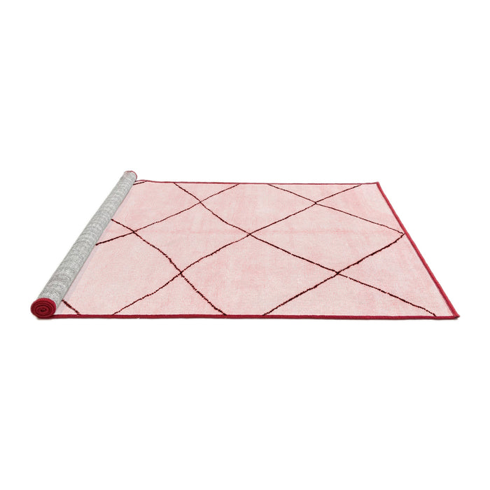 Modern Red Washable Rugs
