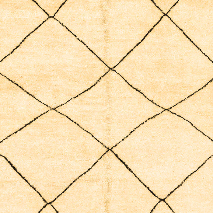 Machine Washable Oriental Brown Modern Rug, wshabs1816brn