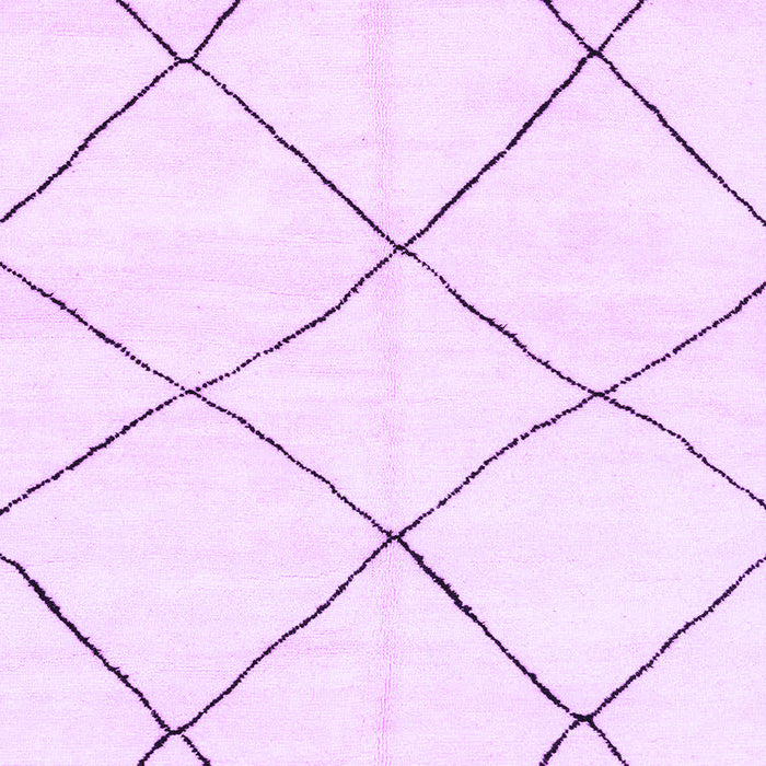 Machine Washable Oriental Purple Modern Area Rugs, wshabs1816pur