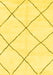 Machine Washable Oriental Yellow Modern Rug, wshabs1817yw