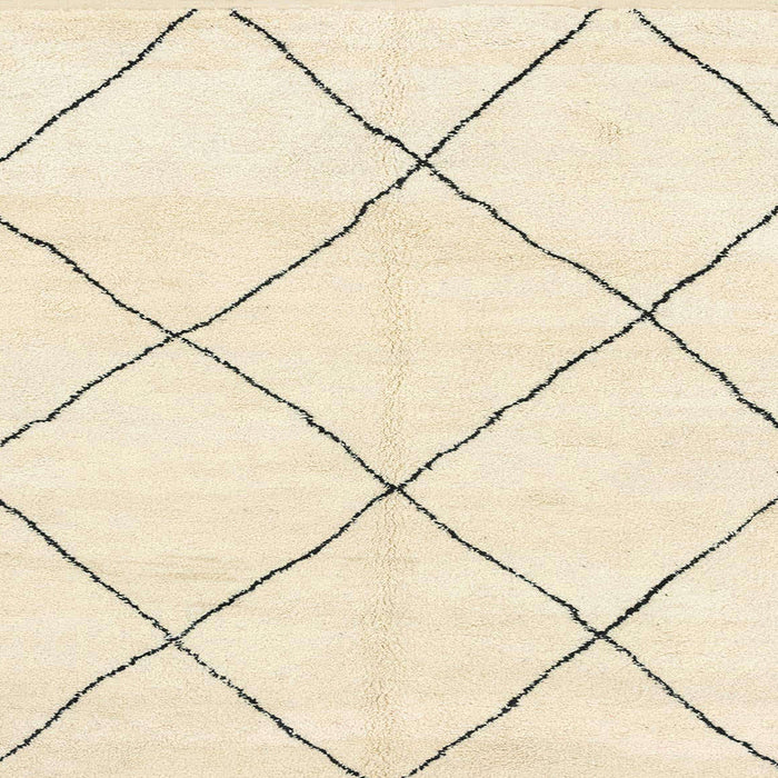Square Abstract Brown Oriental Rug, abs1817