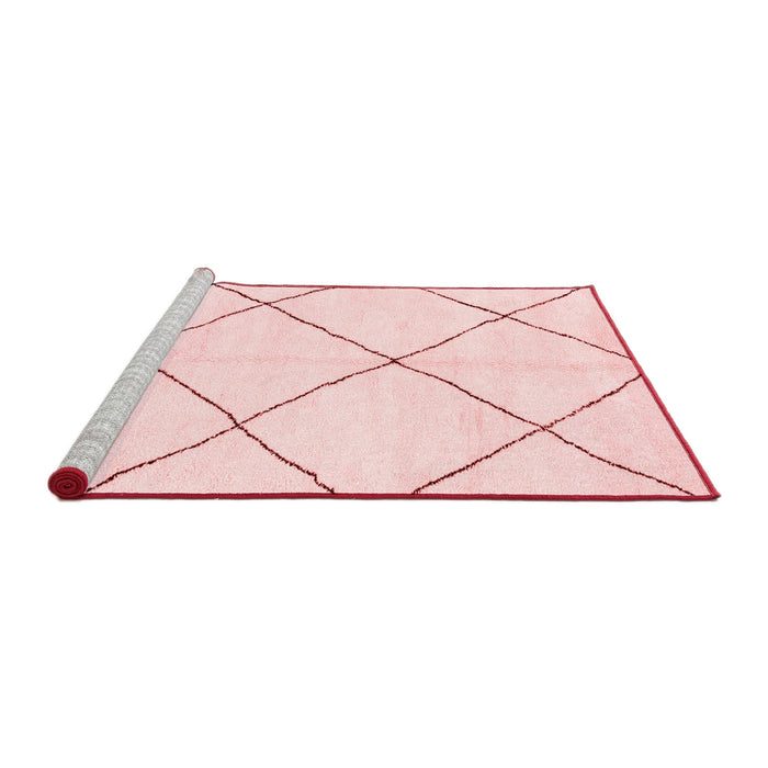 Modern Red Washable Rugs