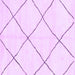 Square Machine Washable Oriental Purple Modern Area Rugs, wshabs1817pur
