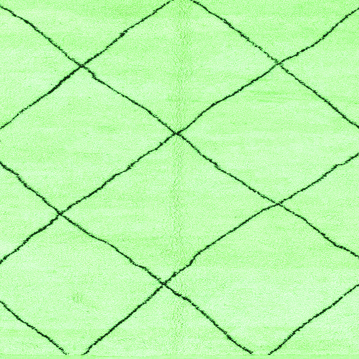 Square Oriental Green Modern Rug, abs1817grn