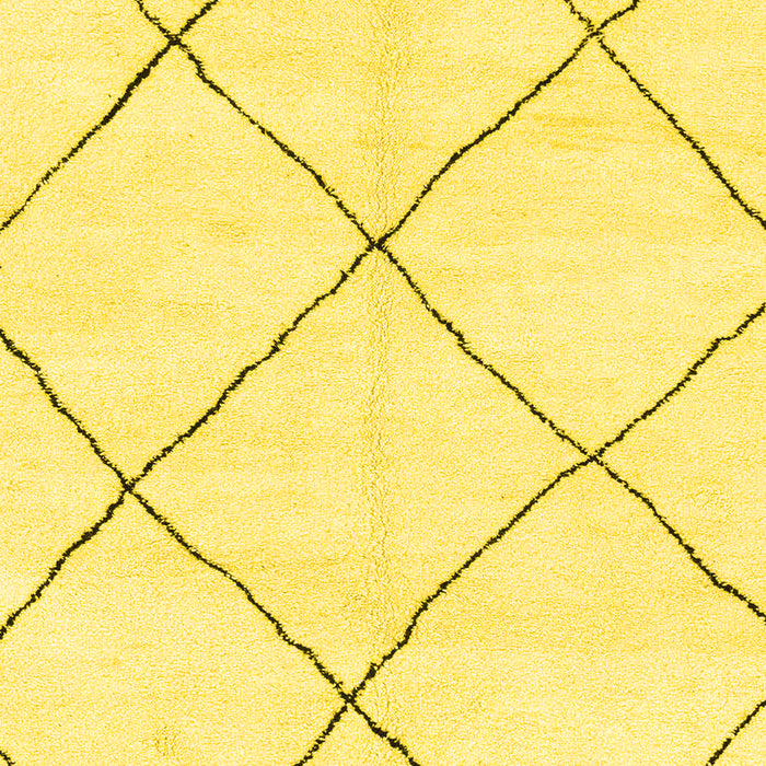 Oriental Yellow Modern Rug, abs1817yw