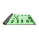 Sideview of Oriental Emerald Green Modern Rug, abs1818emgrn