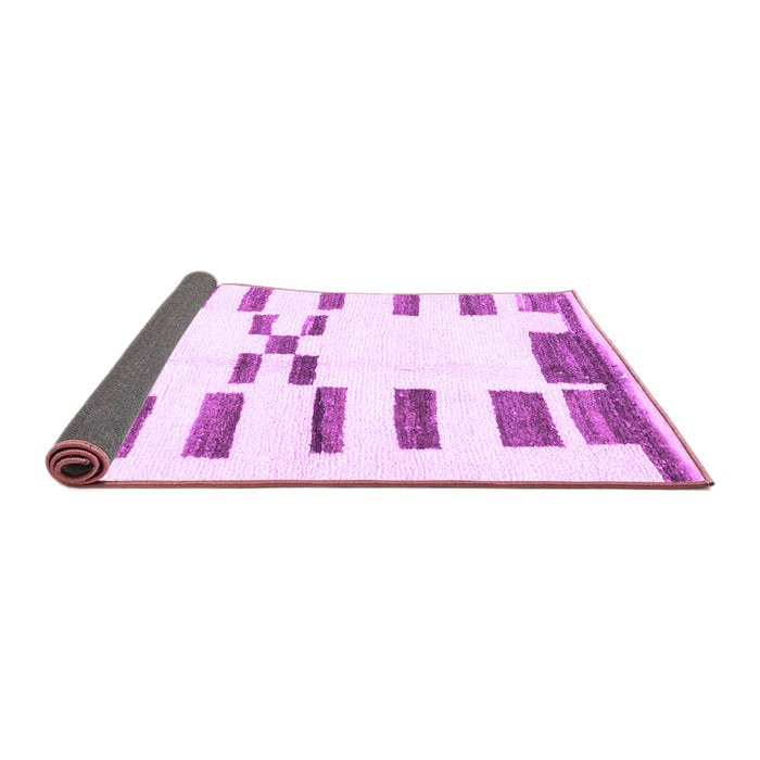 Sideview of Oriental Purple Modern Rug, abs1818pur