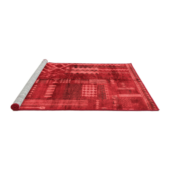 Modern Red Washable Rugs