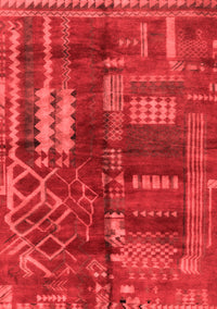 Oriental Red Modern Rug, abs1819red