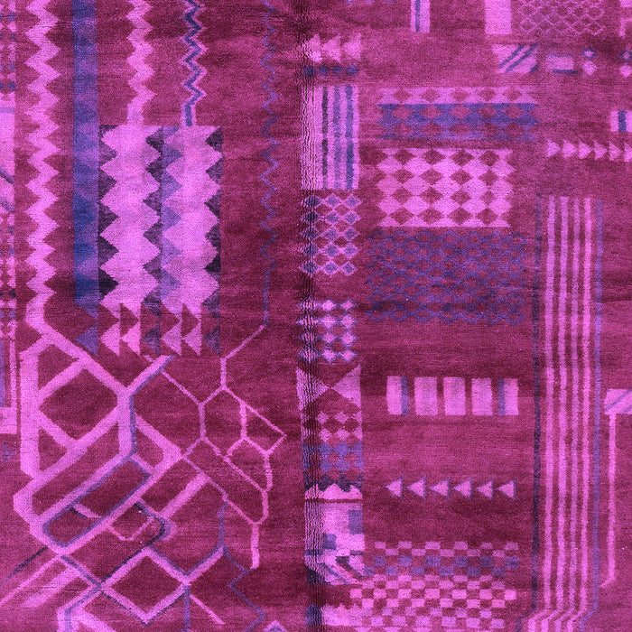 Oriental Purple Modern Rug, abs1819pur