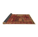 Sideview of Oriental Brown Modern Rug, abs1819brn