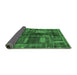 Sideview of Oriental Emerald Green Modern Rug, abs1819emgrn