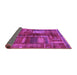 Sideview of Oriental Purple Modern Rug, abs1819pur