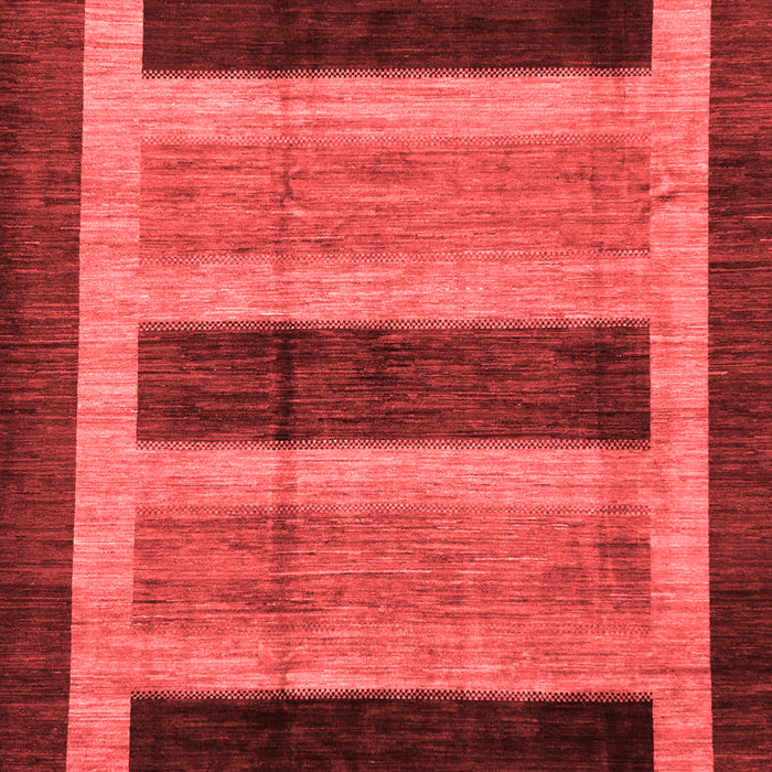 Machine Washable Abstract Red Modern Rug, wshabs181red