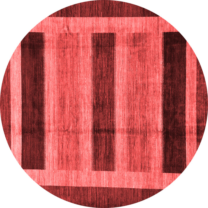 Machine Washable Abstract Red Modern Rug, wshabs181red