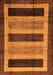 Abstract Orange Modern Rug, abs181org