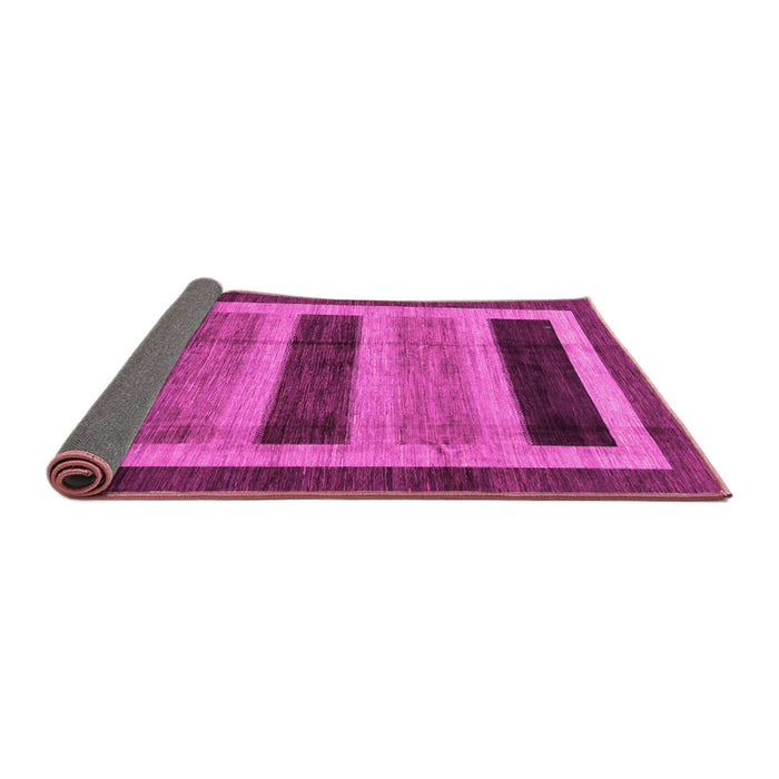 Sideview of Abstract Pink Modern Rug, abs181pnk