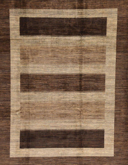 Abstract Red Brown Modern Rug, abs181