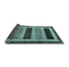 Sideview of Abstract Light Blue Modern Rug, abs181lblu